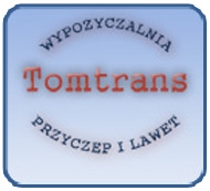 Logo Tomtrans - wypożyczalnia przyczep i lawet